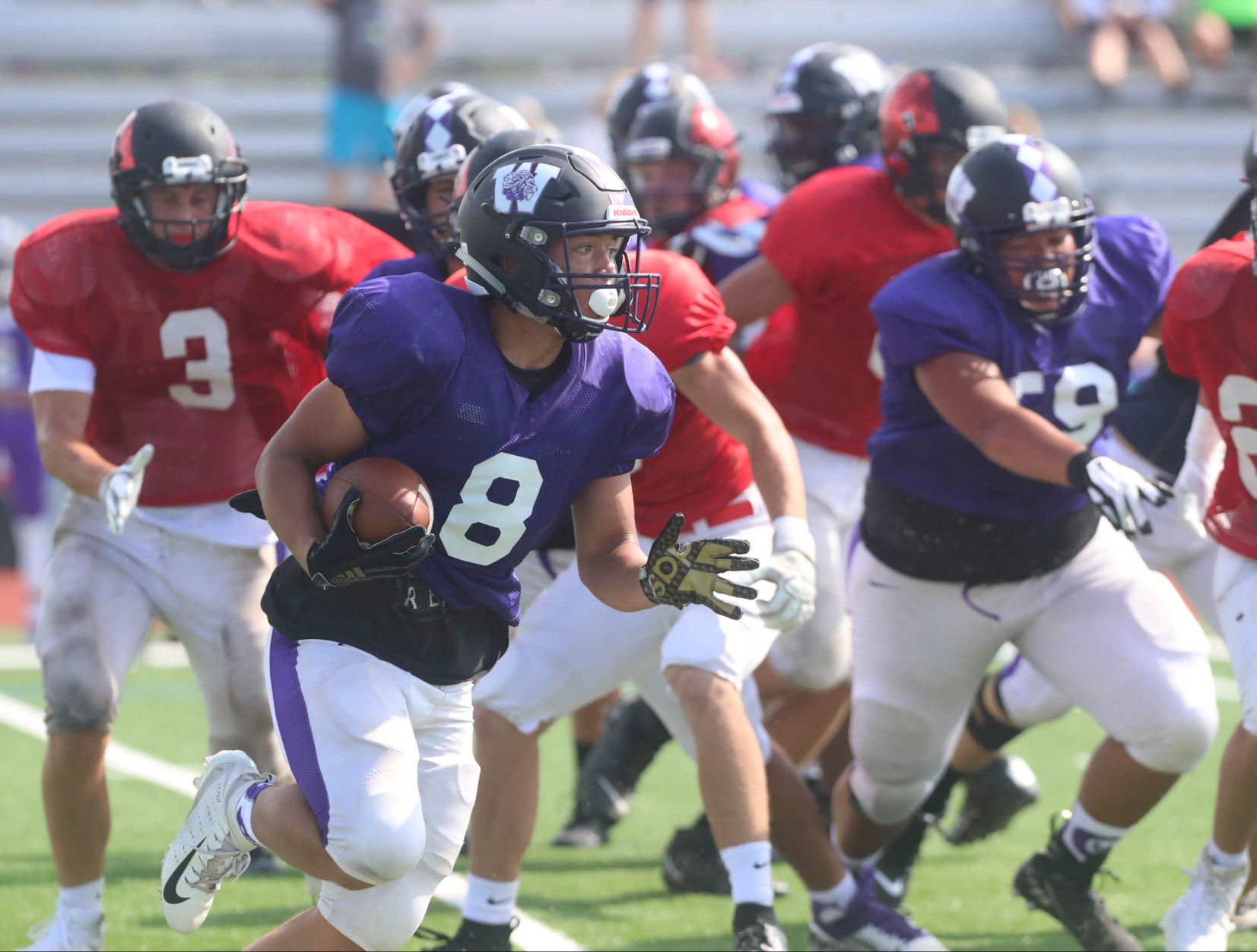 Ocean City Football scrimmage